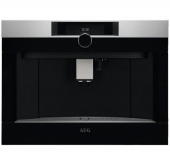 AEG AEG Einbau-Kaffeevollautomat KKK994500M, Premium-Drehwahler mit Beruhrungssensor Antifinger Edelstahl-Beschichtung 2 Heizsysteme fur eine optimale Bruhtemperatur und Dampfausgabe  Встраиваемая полностью автоматическая кофемашина AEG KKK994500M, поворо
