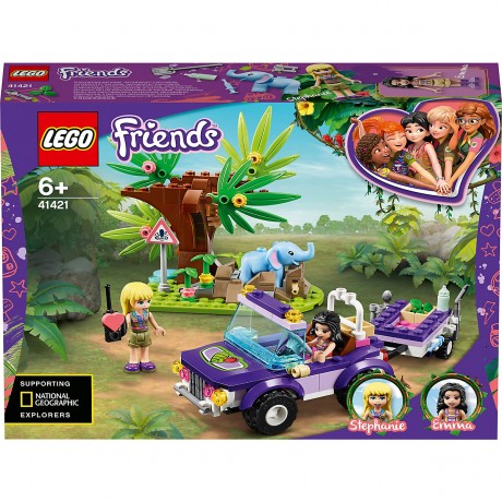 LEGO Friends 41421 Rettung des Elefantenbabys mit Transporter ЛЕГО Джунгли: спасение слонёнка