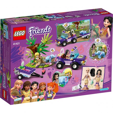 LEGO Friends 41421 Rettung des Elefantenbabys mit Transporter ЛЕГО Джунгли: спасение слонёнка