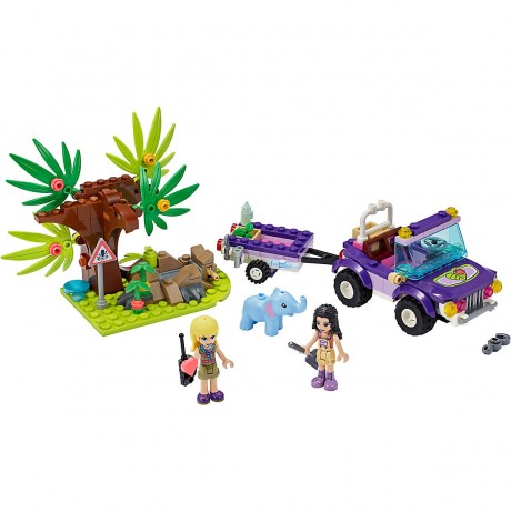 LEGO Friends 41421 Rettung des Elefantenbabys mit Transporter ЛЕГО Джунгли: спасение слонёнка