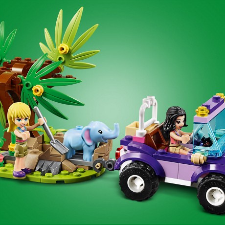 LEGO Friends 41421 Rettung des Elefantenbabys mit Transporter ЛЕГО Джунгли: спасение слонёнка