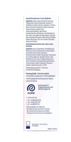 Veet pure Haarentfernungscreme Duo Крем для удаления волос Pure Hair Remover Cream Duo 100мл