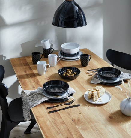 Van Well Van Well Kombiservice 24-tlg. BLACK AND WHITE weiss/schwarz Комбинированный сервиз Van Well 24 шт. ЧЕРНОЕ И БЕЛОЕ