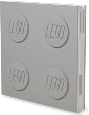 LEGO Notizheft LEGO, verschliessbar, inkl. Gelstift, grau Блокнот LEGO, с замком, с гелевой ручкой, серый