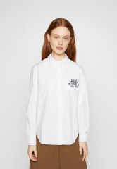 Tommy Hilfiger VINTAGE VARSITY Button-down blouse optic white VINTAGE VARSITY Блуза на пуговицах оптический белый