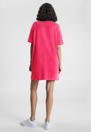 Tommy Hilfiger MODERN POLO Day dress bright cerise pink MODERN POLO Повседневное платье ярко-вишнево-розовый