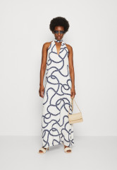 Tommy Hilfiger COASTAL ROPE MAXI HALTER Maxi dress blue coast COASTAL ROPE MAXI HALTER Платье макси голубое побережье