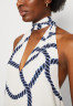 Tommy Hilfiger COASTAL ROPE MAXI HALTER Maxi dress blue coast COASTAL ROPE MAXI HALTER Платье макси голубое побережье