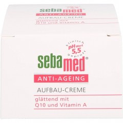 sebamed Anti-Ageing Aufbaucreme Q10 Tiegel Омолаживающий крем для наращивания Q10 баночка