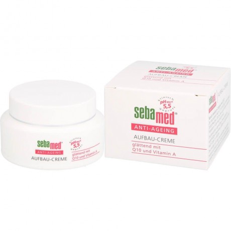 sebamed Anti-Ageing Aufbaucreme Q10 Tiegel  Омолаживающий крем для наращивания Q10 баночка