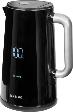Krups Krups Wasserkocher BW8018 Smart'n Light, 1,7 l, 1800 W, Digitalanzeige, 5 Temperaturstufen, 360°-Sockel, Abschaltautomatik  Чайник Krups BW8018 Smart&#39;n Light, 1,7 л, 1800 Вт, цифровой дисплей, 5 уровней температуры, основание 360°, автоматическо