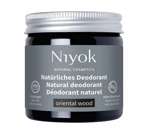 Niyok 2in1 Deodorant Oriental Wood 40ml Дезодорант-крем 2 в 1 Oriental Wood, 40 мл, без спирта и алюминия, Германия