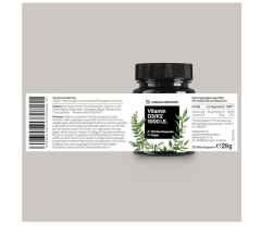 MK7 natural elements D3 + K2  1000 МЕ + 20 мкг, витамин D3 и K2 для иммунитета и костей, веганские мягкие капсулы, 120 шт