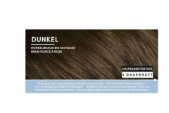 Schwarzkopf Men Re-Nature Dark 2st, Краска от седины для мужчин, постепенное восстановление цвета волос, тёмно-каштановый / чёрный, 2шт