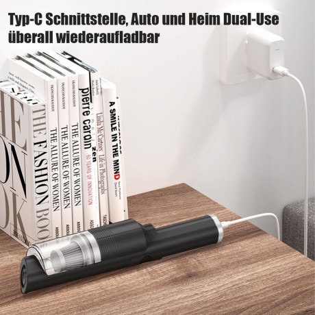 Hikeren Hikeren Akku-Handstaubsauger 7500Pa Handstaubsauger, 100W Akkusauger, Schwarz, Weiss schwarz Беспроводной ручной пылесос Hikeren Ручной пылесос 7500Pa, беспроводной пылесос мощностью 100 Вт, черный, белый