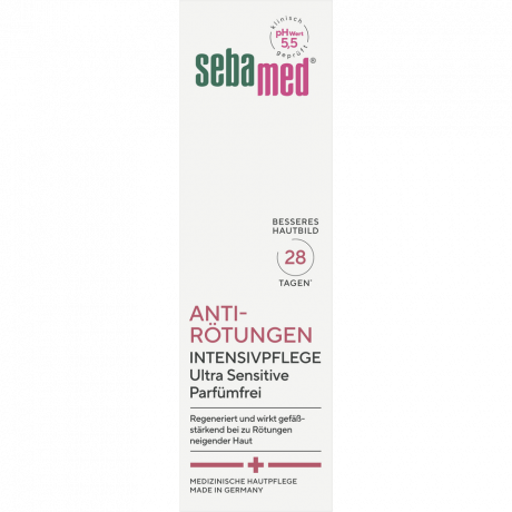 SEBAMED Anti-Rotungen Intensivpflege, 50 ml, Себамед Интенсивный крем против покраснений, экстракт конского каштана, SPF нет, 50 мл