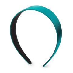 Filippa Firenze CinCin Satin Haarreif flach Smaragd CinCin плоская атласная повязка на голову