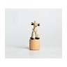 Holzspielzeug Wackelfigur Kuh Деревянная игрушка кивает корова