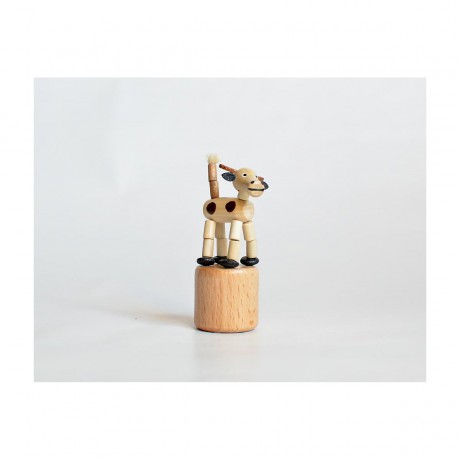 Holzspielzeug Wackelfigur Kuh Деревянная игрушка кивает корова