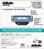 GILLETTE Rasierklingen, Mach3, 12 St, Джилетт Сменные кассеты Mach3 для мужской бритвы, 12 шт.