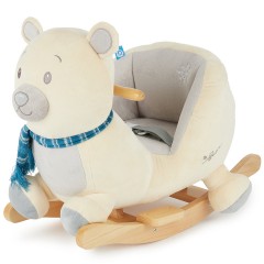 bieco Schaukelpferd Plusch Bar Schaukeltier 60 cm Baby Wippe Holz Spielzeug ab 9 M Schaukeltiere Лошадка-качалка Плюшевая перекладина Животное-качалка 60 см Детская качалка Деревянная игрушка от 9 м Животные-качалки