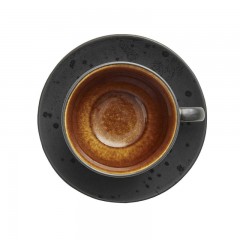 Bitz Bitz Gastro black / light Tasse 0,22 L mit Untertasse 10 cm Set 4-tlg. Чашка Bitz Gastro черная/светлая 0,22 л с блюдцем 10 см, набор из 4 шт.