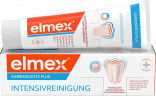 elmex Zahnpasta Kariesschutz Plus, Intensivreinigung, 50 ml, Зубная паста Kariesschutz Plus Intensivreinigung для интенсивного очищения и удаления окрашиваний, 50 мл
