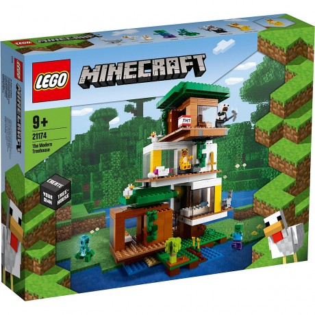LEGO 2er Set НАБОР ЛЕГО: Minecraft 21174 Современный домик на дереве + 21188 Деревня Ламы