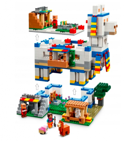 LEGO 2er Set НАБОР ЛЕГО: Minecraft 21174 Современный домик на дереве + 21188 Деревня Ламы