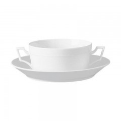 Furstenberg Furstenberg Herzog Ferdinand Weiss Suppen Untertasse Блюдце для супа F?rstenberg Herzog Ferdinand Weiss