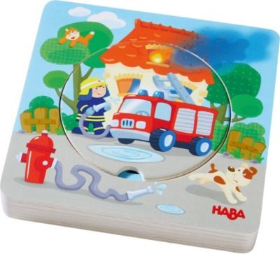 Haba HABA 303252 Holzpuzzle Feuerwehr-Einsatz HABA 303252 Деревянная головоломка Операция пожарной команды