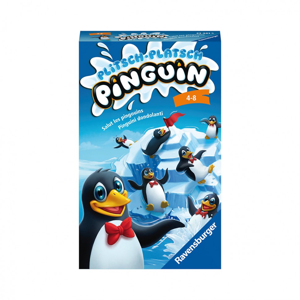 Купить Ravensburger Mitbringspiel Plitsch Platsch Pinguin Возьмите с собой  игру Splish Splash пингвин в интернет-магазине Diskontshop.eu Германия  всего за 977 руб. в