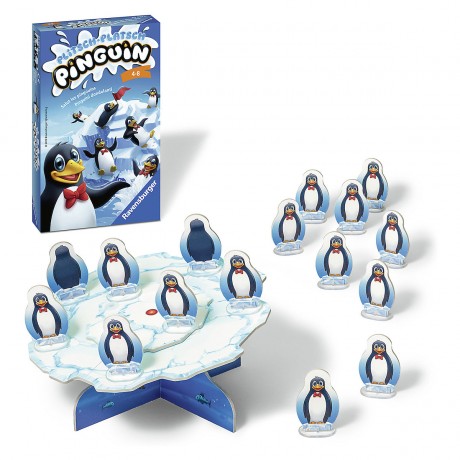 Ravensburger Mitbringspiel Plitsch Platsch Pinguin Возьмите с собой игру Splish Splash пингвин
