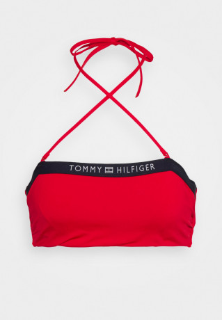 Tommy Hilfiger BANDEAU Bikini top primary red БАНДО лиф бикини первичный красный