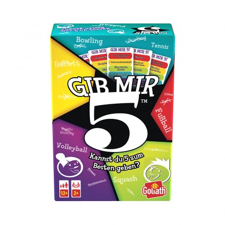 Goliath Gib mir 5 Partyspiel Дайте мне игру на 5 вечеринок