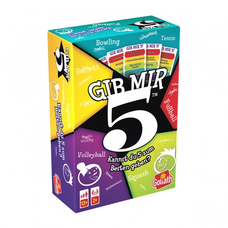 Goliath Gib mir 5 Partyspiel Дайте мне игру на 5 вечеринок