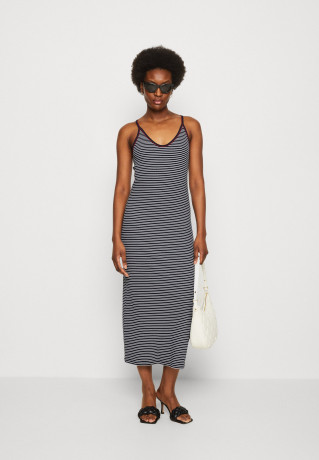 Tommy Hilfiger SLIM MINI STRAPPY MIDI Jumper dress desert sky/ecru SLIM MINI STRAPPY MIDI Платье-джемпер небо пустыни/экрю