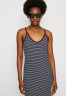 Tommy Hilfiger SLIM MINI STRAPPY MIDI Jumper dress desert sky/ecru SLIM MINI STRAPPY MIDI Платье-джемпер небо пустыни/экрю