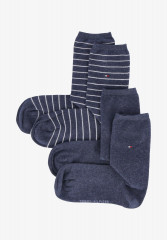 Tommy Hilfiger WOMEN SOCK SMALL STRIPE 2 PACK Socks blau ЖЕНСКИЕ НОСКИ С МАЛЕНЬКИМИ ПОЛОСКАМИ, 2 УПАКОВКИ Носки синий