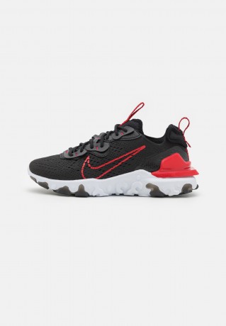 Nike Sportswear REACT VISION SC UNISEX Sneaker low black/university red/iron grey/white REACT VISION SC UNISEX Низкие кроссовки женские черный/университетский красный/железно-серый/белый