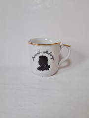 EPIAG Набор кофейных чашек с позолотой &quot;Моцарт&quot;, 7 штук, Чехословакия, 1960-70гг.