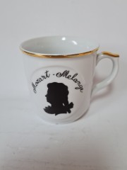 EPIAG Набор кофейных чашек с позолотой &quot;Моцарт&quot;, 7 штук, Чехословакия, 1960-70гг.