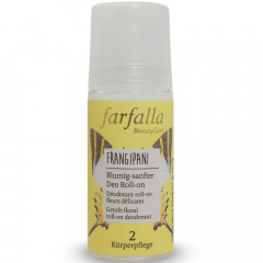 Farfalla Frangipani Blumig-sanfter Deo Roll-On 50ml Frangipani Цветочно-мягкий шариковый дезодорант 50мл