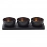 Bitz Bitz Gastro black / bronze Kabarett-32x11x6 cm Set 4-tlg. Bitz Gastro черный/бронза Cabaret-32x11x6 см Набор из 4 шт.