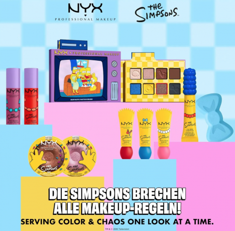 NYX Professional Makeup Marge Simpson Mega Glue 2-in-1 Eyebrow and Hair,  фиксирующий гель для бровей и волос 2в1 Mega Glue The Simpsons, прозрачный, ультрасильная фиксация, стойкий эффект укладки, 7 мл