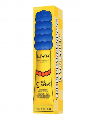 NYX Professional Makeup Marge Simpson Mega Glue 2-in-1 Eyebrow and Hair,  фиксирующий гель для бровей и волос 2в1 Mega Glue The Simpsons, прозрачный, ультрасильная фиксация, стойкий эффект укладки, 7 мл