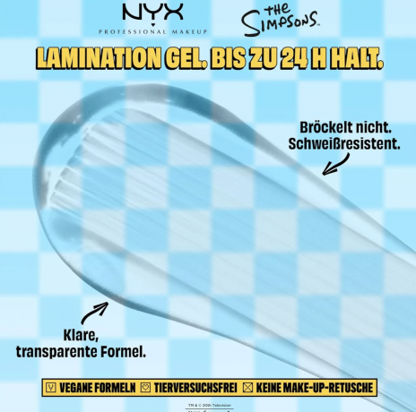 NYX Professional Makeup Marge Simpson Mega Glue 2-in-1 Eyebrow and Hair,  фиксирующий гель для бровей и волос 2в1 Mega Glue The Simpsons, прозрачный, ультрасильная фиксация, стойкий эффект укладки, 7 мл
