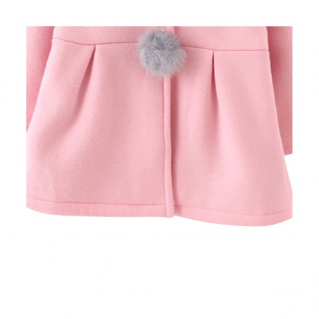 frler frler Hasenohren Mantel fur Baby Madchen Mantel fur Madchen frler кроличьи ушки Пальто для девочки Пальто для девочки