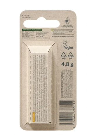 alverde NATURKOSMETIK Lippenpflegesitft sensitiv LSF 30, 4,8 g,  Бальзам для губ SPF 30 Sensitive (Германия), 4,8 г, минеральная защита от солнца, с витамином E и натуральными маслами