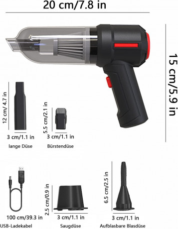 Devenirriche Devenirriche Akku-Handstaubsauger Handstaubsauger,Handstaubsauger Ultraleicht Беспроводной ручной пылесос Devenirriche, ручной пылесос, сверхлегкий